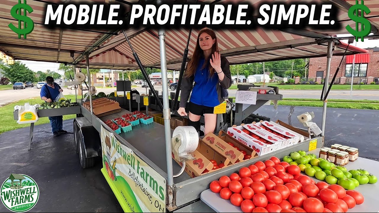 Inside Our MOBILE MARKET TRAILER: The Ultimate Roadside Produce Stand