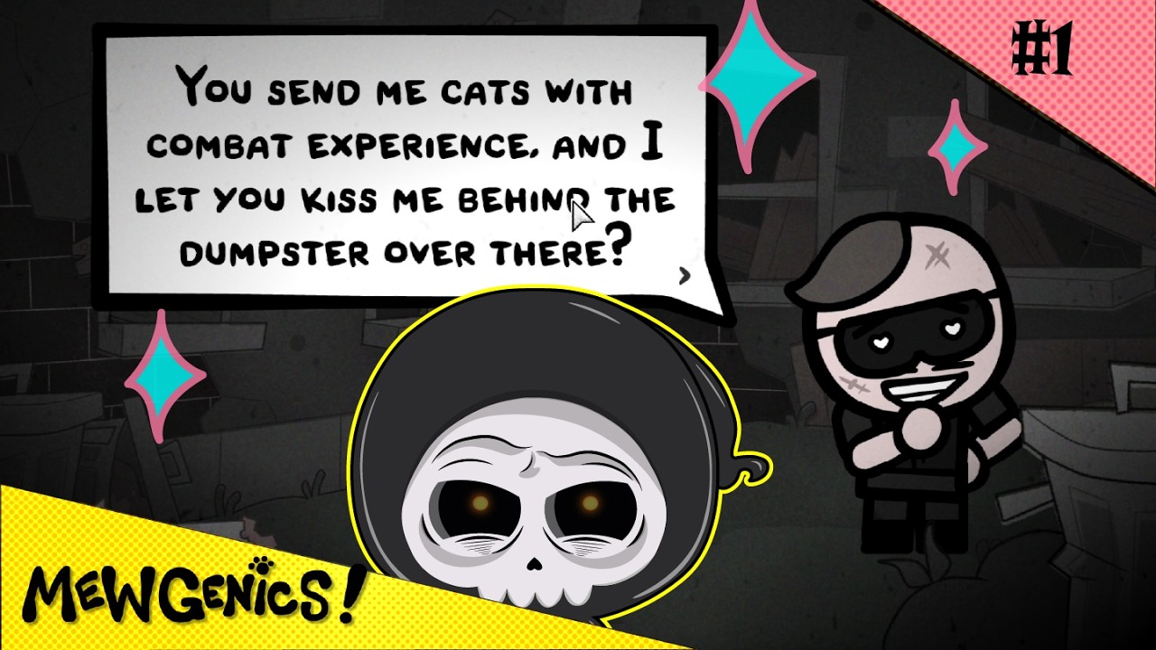 DELIVERY = SMOOCHES?! | THIS GAME DELIVERS ON DIALOG | Mewgenics [2]