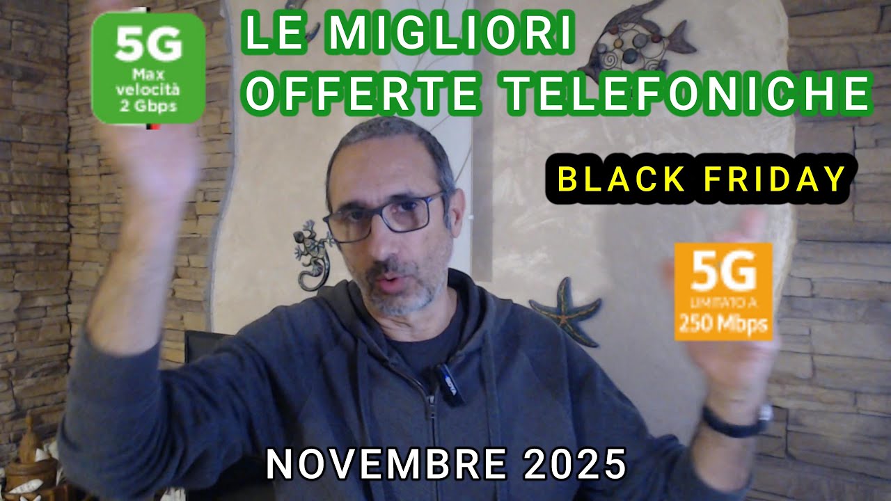 BLACK FRIDAY: LE MIGLIORI OFFERTE TELEFONICHE (NOVEMBRE 2025)