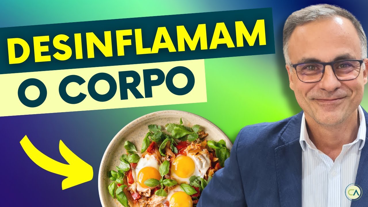 9 ALIMENTOS para VENCER A INFLAMAÇÃO!!