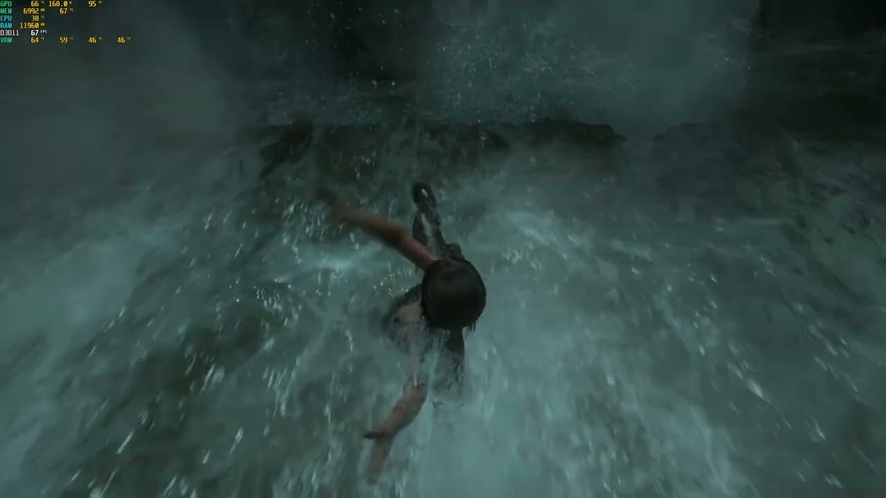 AMD MI50 Rise of the Tomb Raider full 2k 1440p max setting