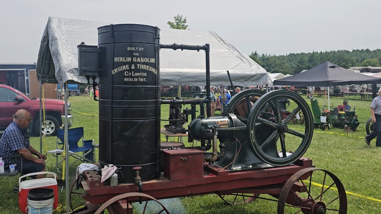 Extremely rare 5hp Tuerk hit and miss engine