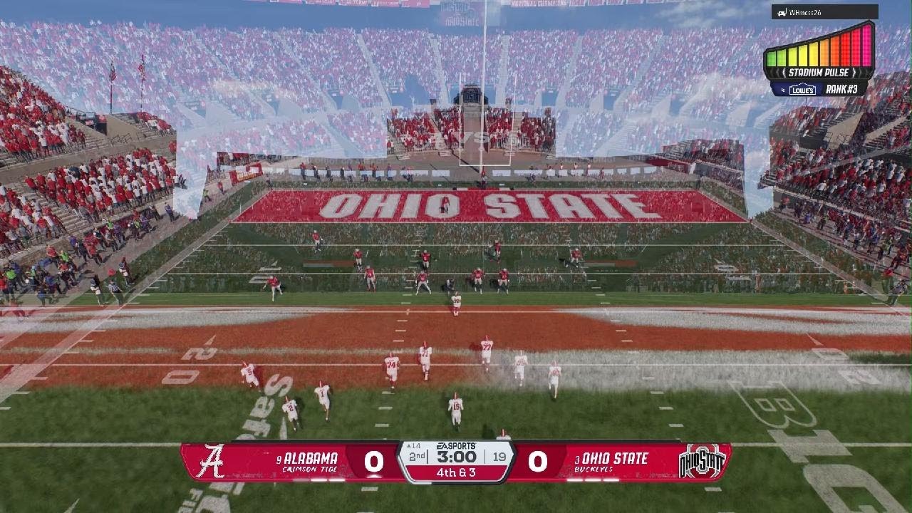 College Football 26 Online Alabama vs Ohio State