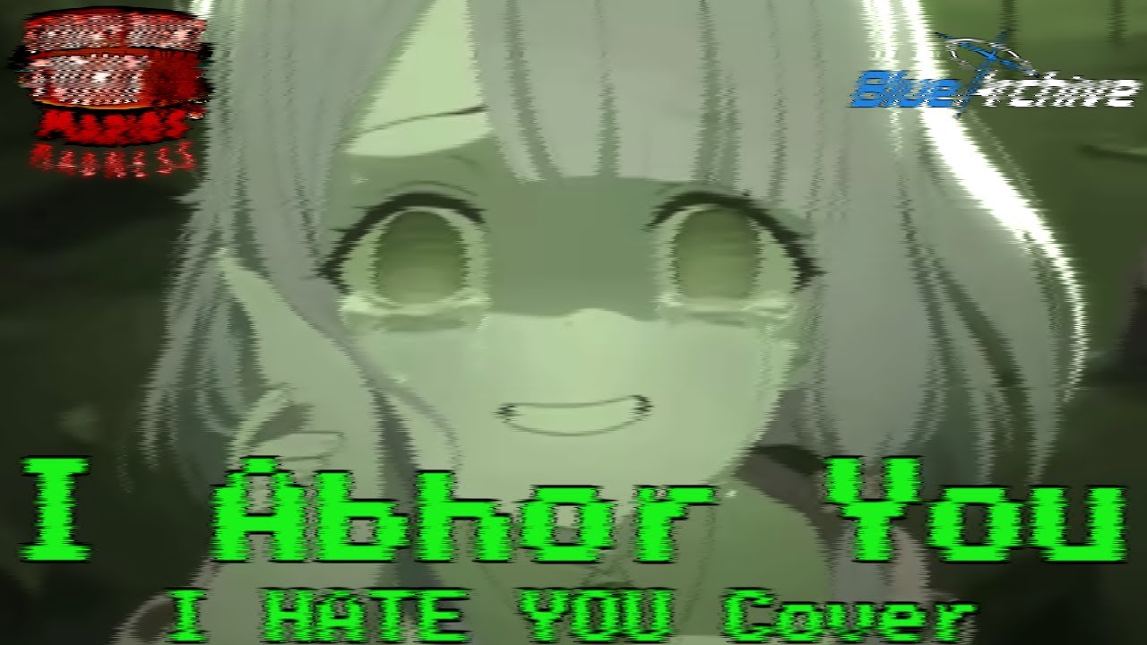 【FNF × Blue Archive】I Abhor You / Endless Hatred Remake (I HATE YOU V2 but Midori & GF sings it)