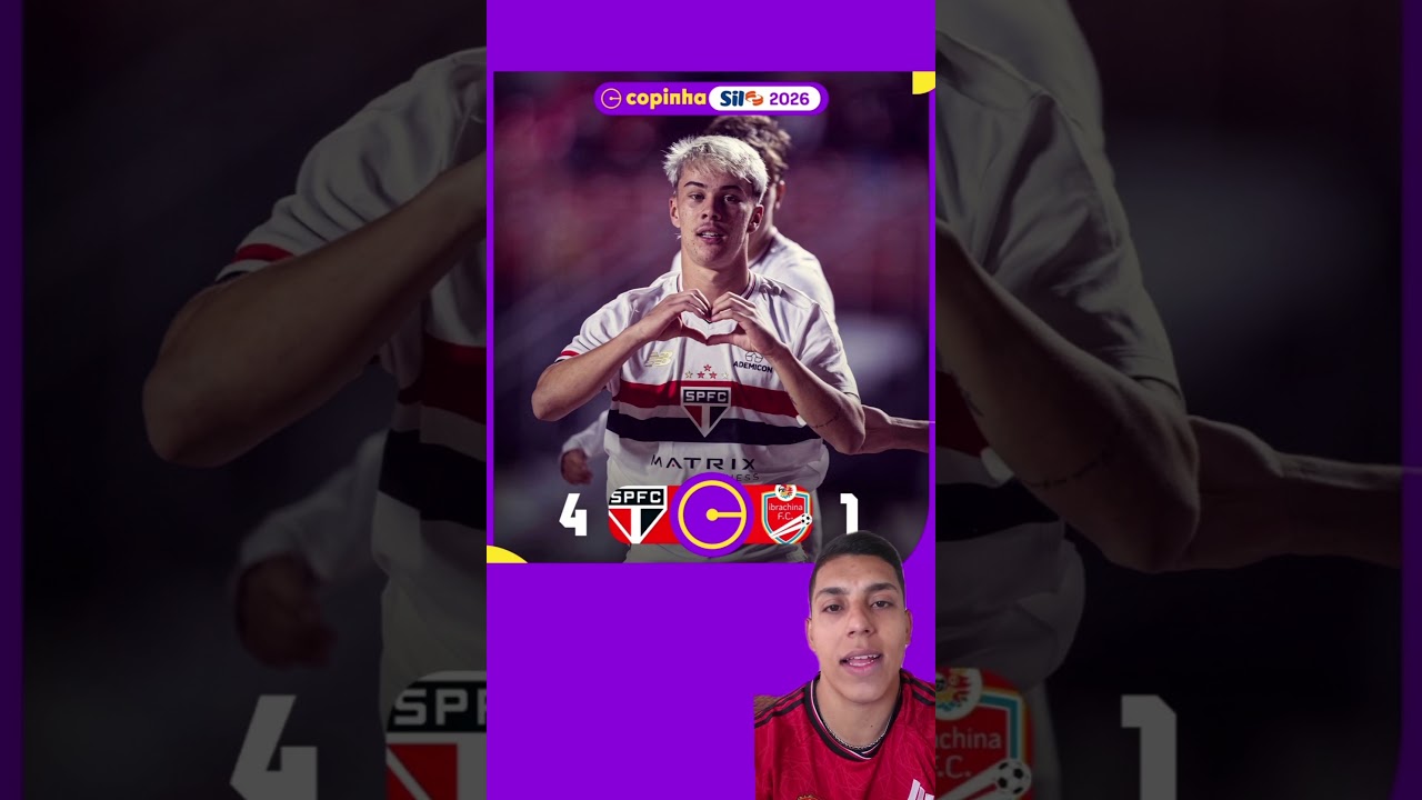 São Paulo na final da Copinha ⚽🔥 