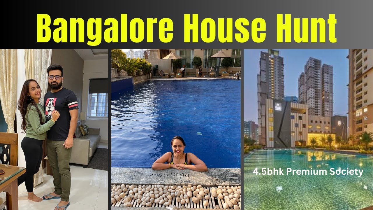 Premium Builders in Bangalore|  Software Developer looking for Flat!! Launch day Vlog😨