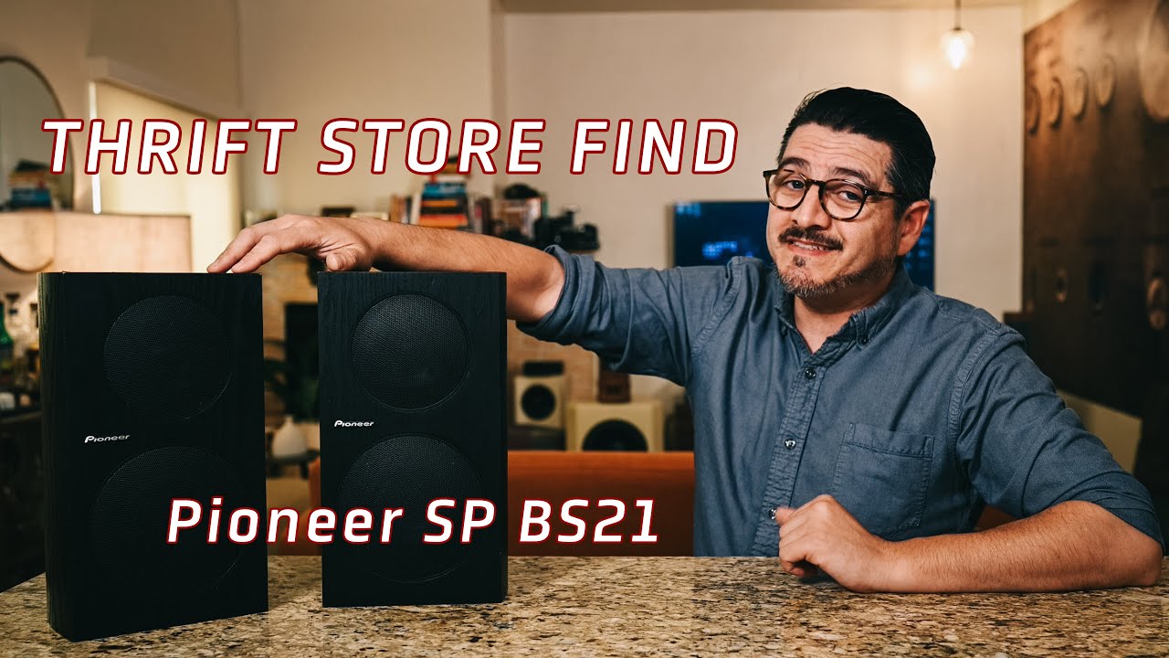 Thrift Store Find - Andrew Jones Designed - 2013 Pioneer SP BS21 Speakers