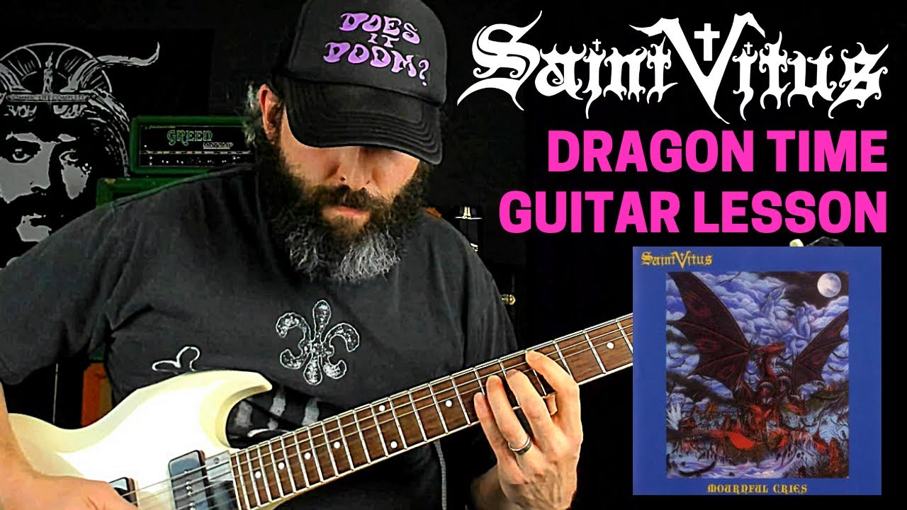 Saint Vitus Guitar Lesson & TAB - Dragon Time - Eb Standard Tuning
