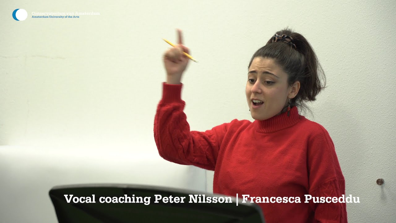 A glimpse of an opera lesson Vocal Coaching | DNOA | Conservatorium van Amsterdam