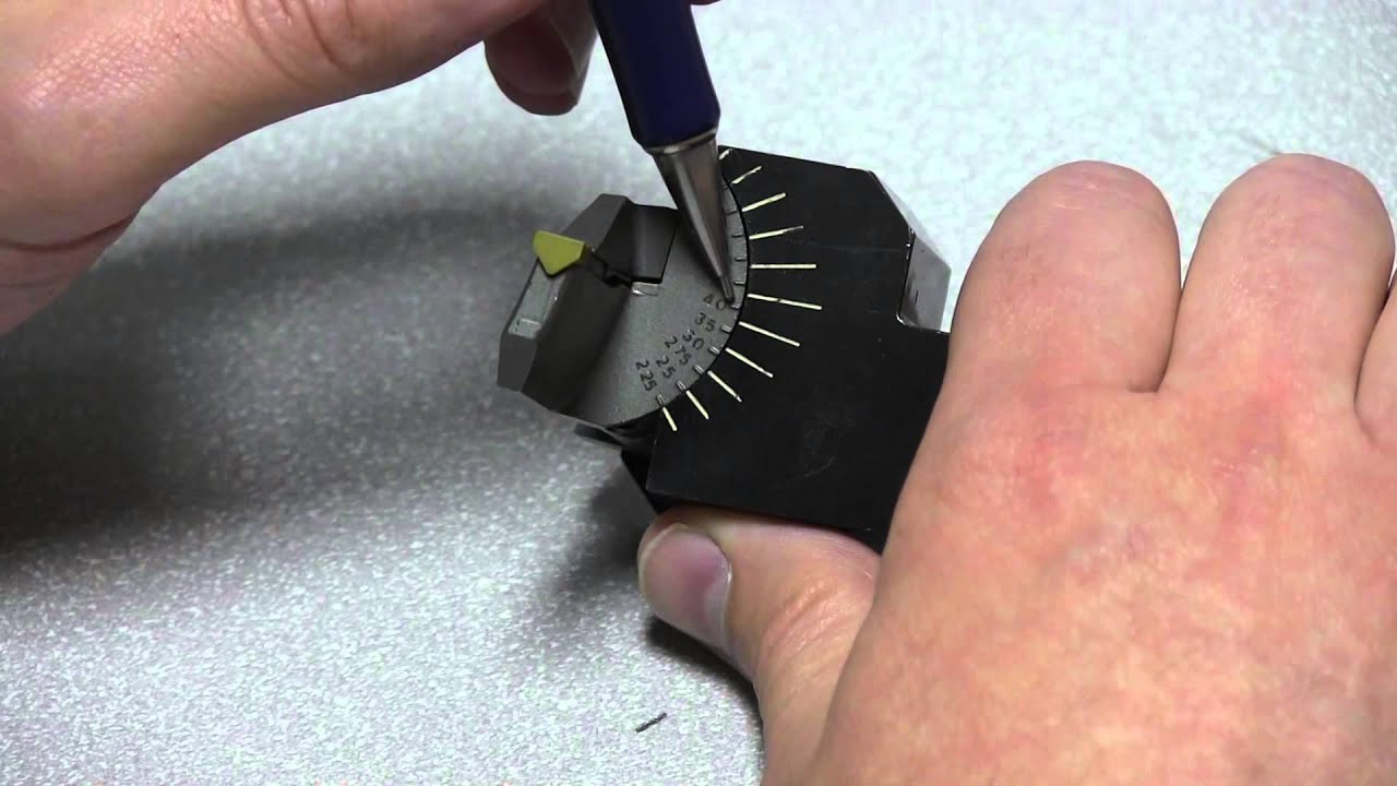 WIDIA Ranger Face Grooving Adjustment Instructions.