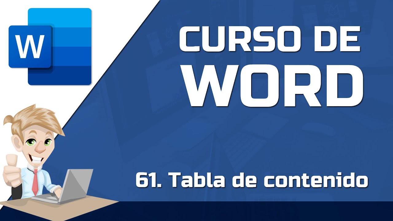 61 Tabla de contenido de Word - CURSO DE WORD GRATIS