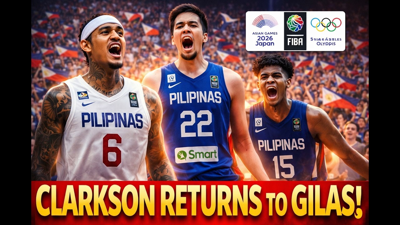 BREAKING Jordan Clarkson JOINS Gilas Pilipinas! 🏀 Triple Tower DOMINATION in Japan!