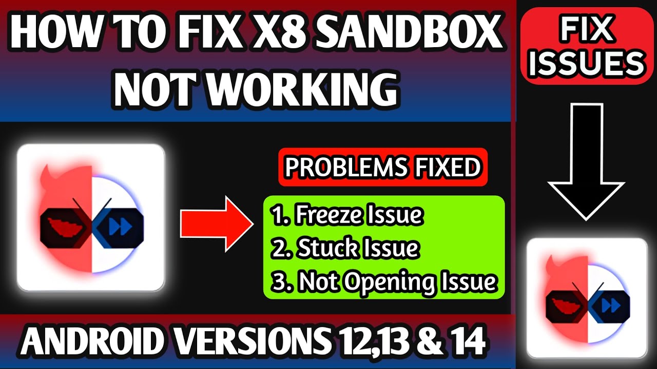 How to Fix X8 Sandbox Not Working on Android 12, 13, and 14