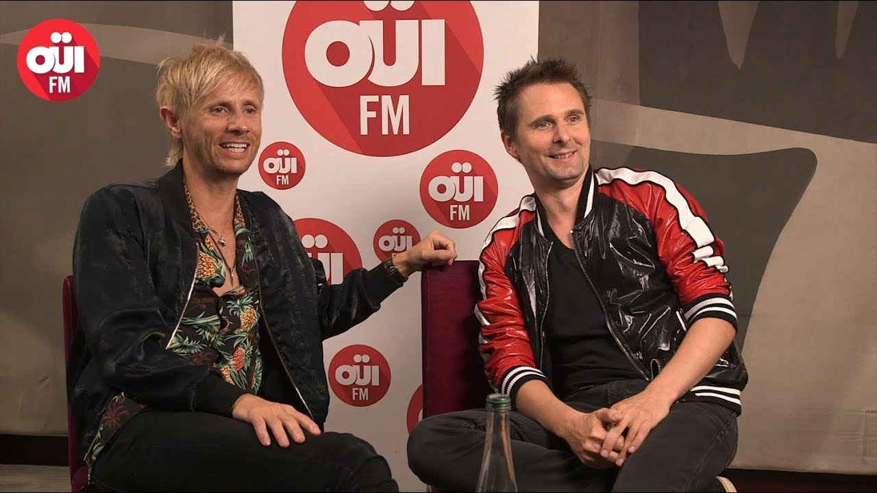Matthew Bellamy et Dominic Howard en interview au micro de OUI FM