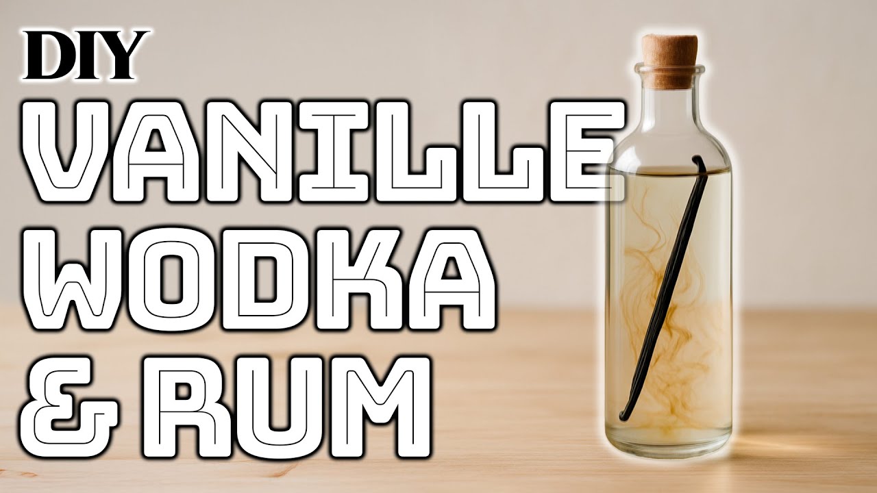 Vanille Wodka &  Rum selber machen &ndash; nat&uuml;rliche Aromatisierung mit echter Schote