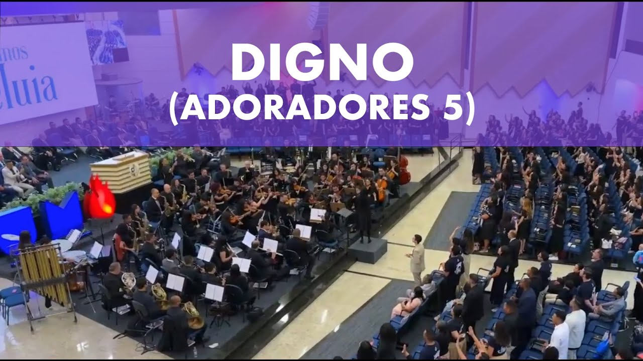 Digno (Adoradores 5) - Coral UMADEB e Orquestra AD Lapa | #adoração #louvor #orquestra #hinos