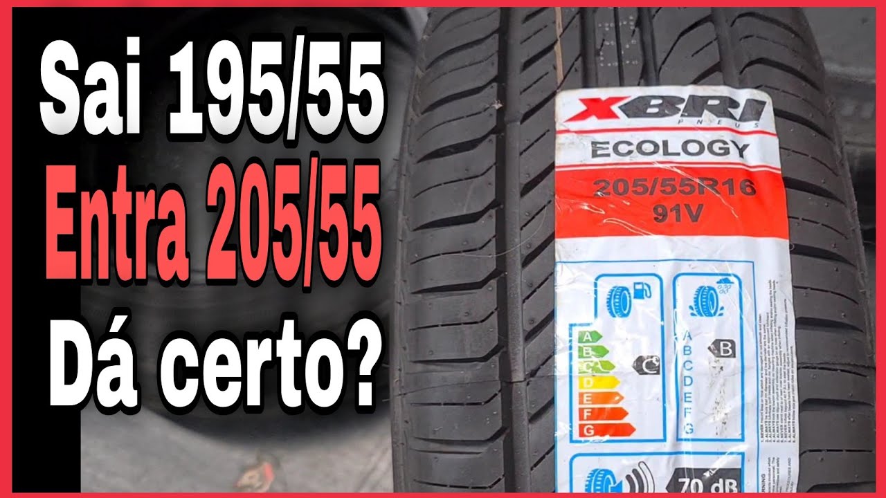 Aumentar o tamanho do pneu, 195 para 205, dá certo?