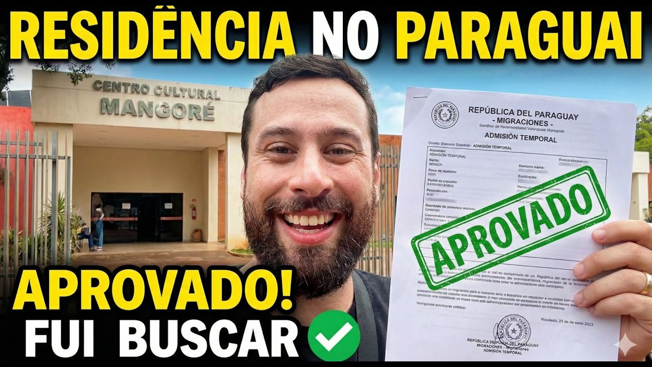 Fui buscar os documentos! (O segredo da aprovação rápida) 🇵🇾