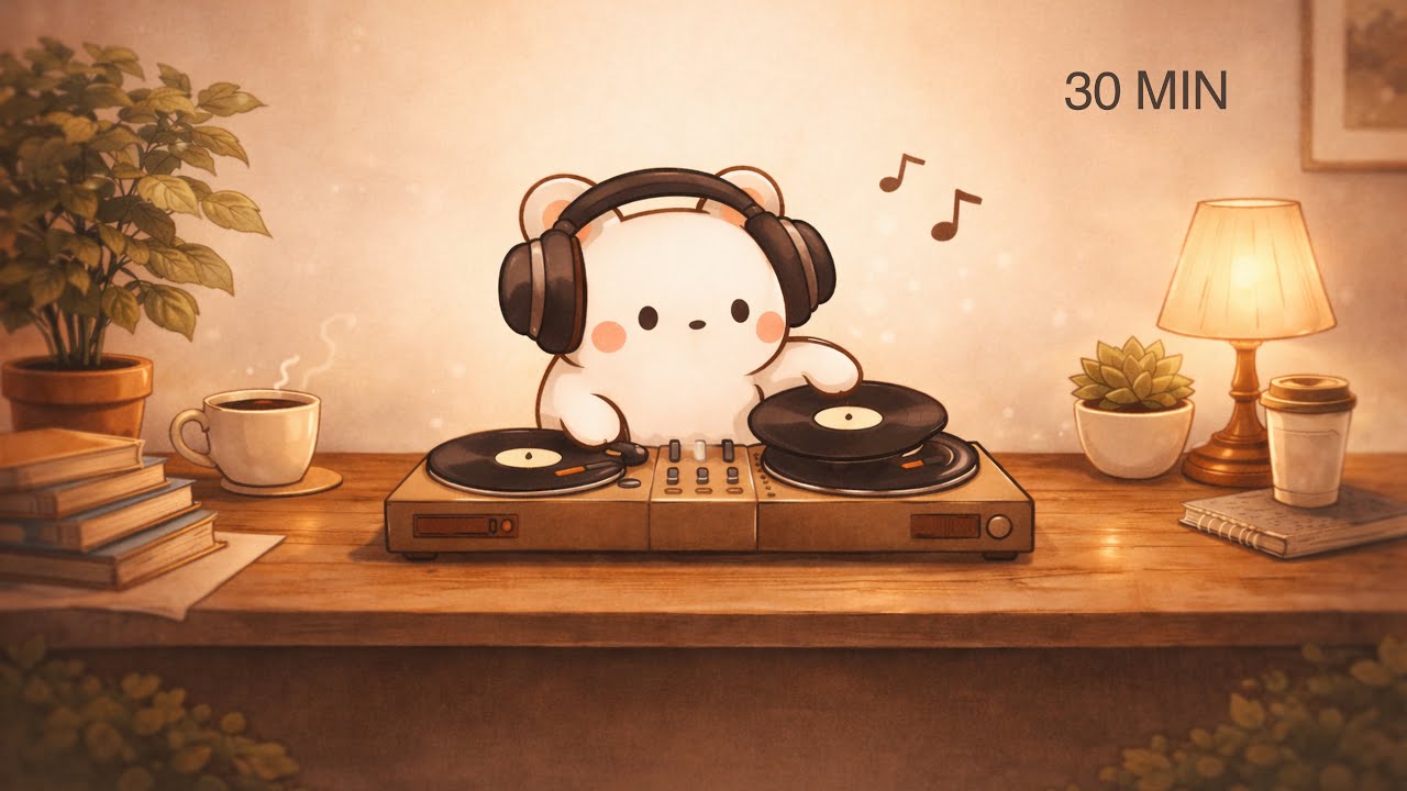 Lo-fi Cafe BGM ☕ Calm Instrumental Music for Work & Study (30 Minutes)