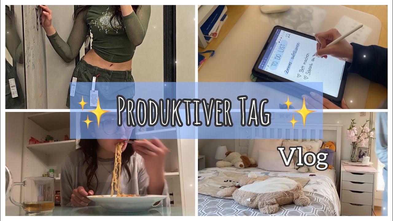 Vlog- produktiver Tag✨🦋