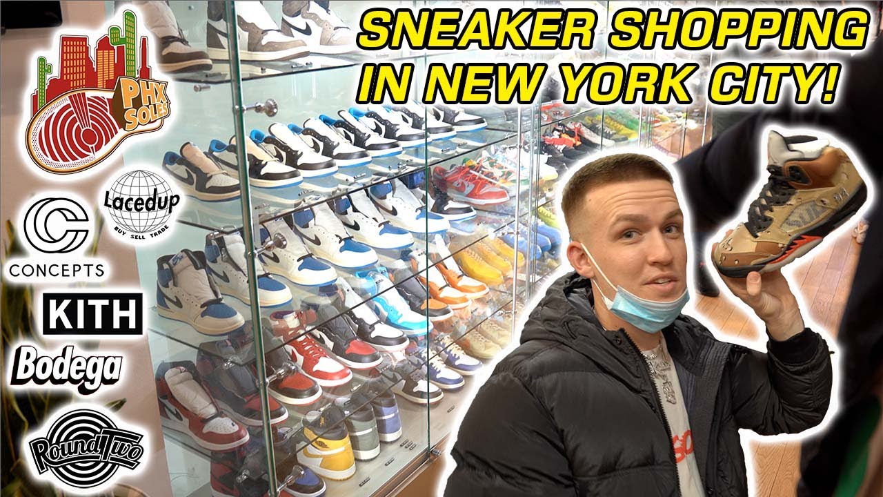 SNEAKER SHOPPING & CASHING OUT AT SHOE STORES IN NEW YORK & BOSTON! *Insane sneaker resell shops!*