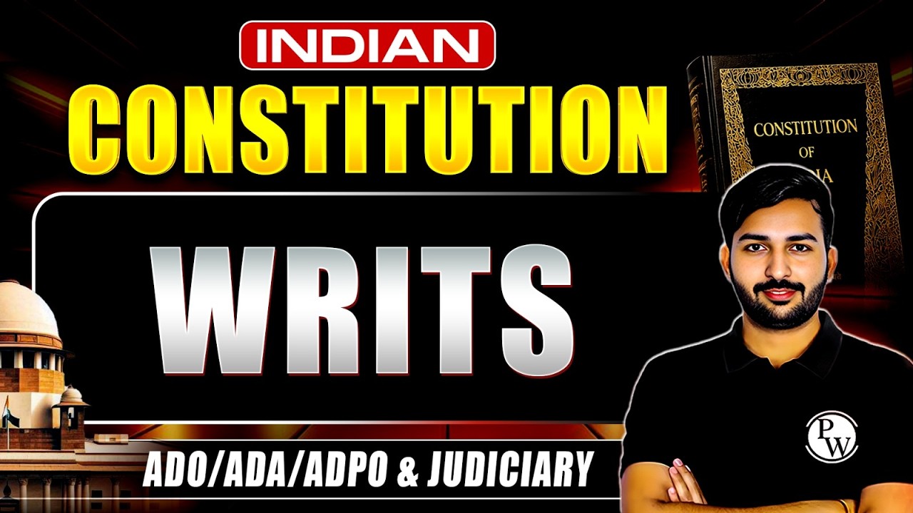 WRITS in Indian Constitution | Punjab & Haryana ADA 2026 | GJS, OJS | Judiciary By PW