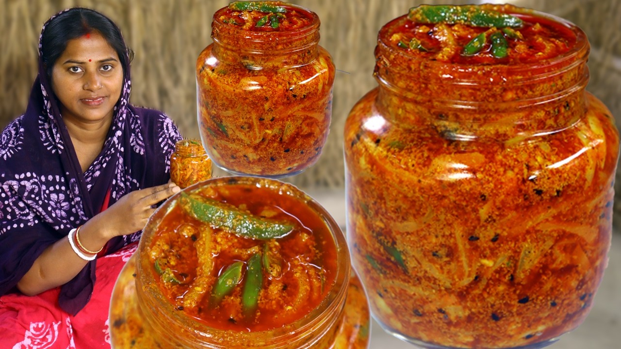 বাছাই করা শীতের সবজি দিয়ে আচার বানিয়ে সারাবছর সংরক্ষণ করুন II SOBJIR ACHAR II VEGITABLE PICKLE II