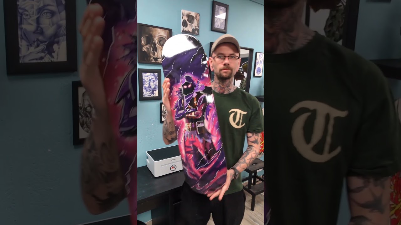 Handbemalt! Einzelst&uuml;ck! Absolutes Unikat! #music  #fortnite #skateboarding #artwork #artandcraft