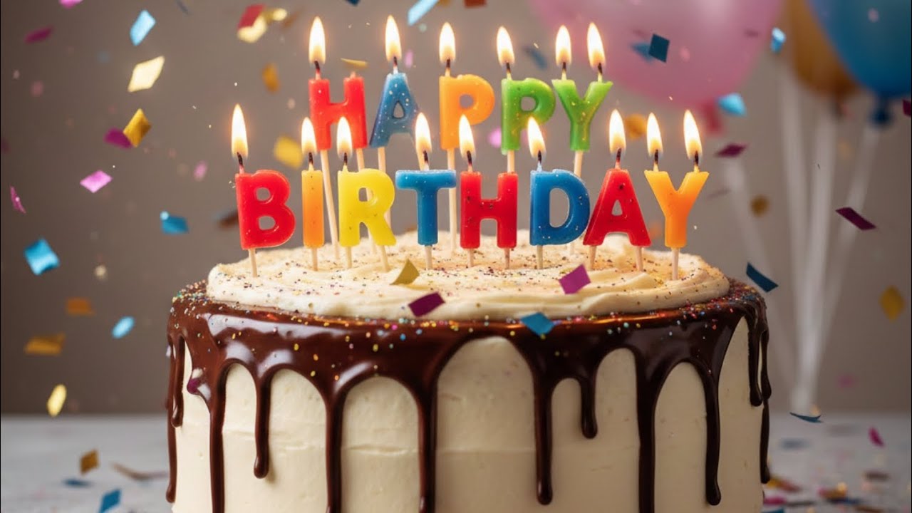 Happy Birthday Cake 🎂 | Relaxing Birthday Wishes 2025 | 20 Minute Celebration Video
