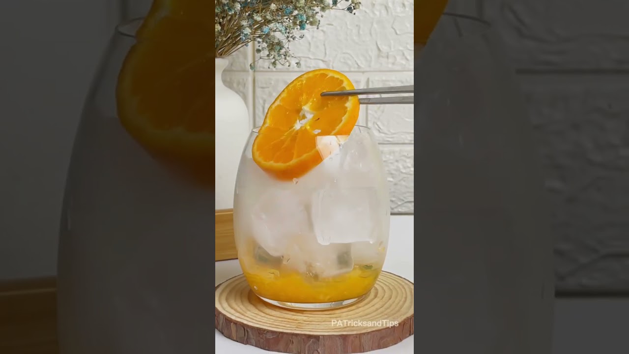 Orange Mint Ade | Drink Recipe #drink #mocktail