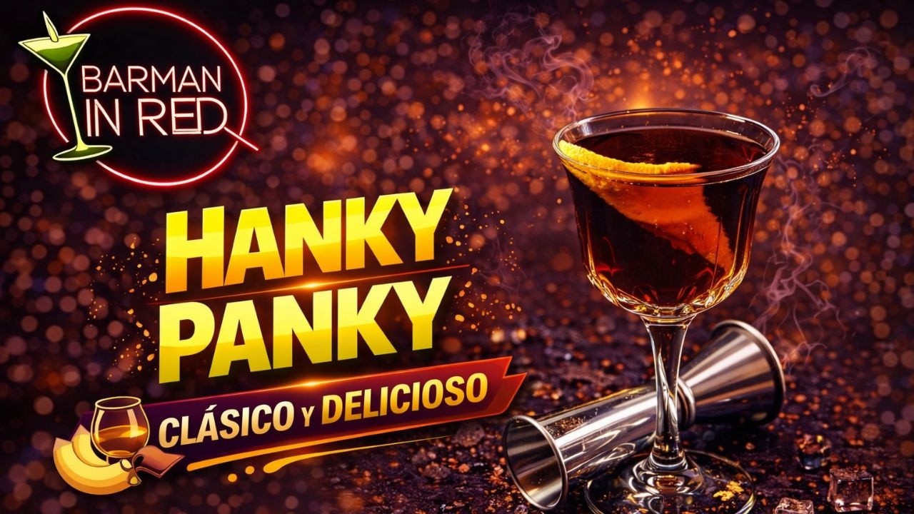 cómo hacer el clásico cóctel HANKY PANKY