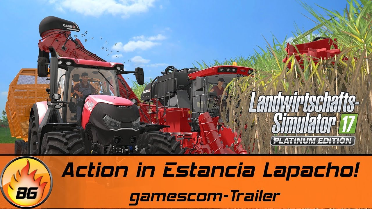 LS17 - Platinum Edition | Action in Estancia Lapacho! | gamescom-Trailer [HD]