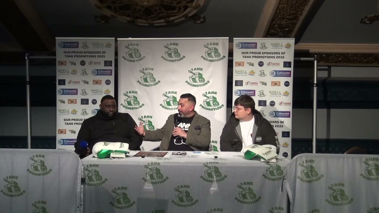 Tank Promotions Press Conference Gravy Vs Brad Collman