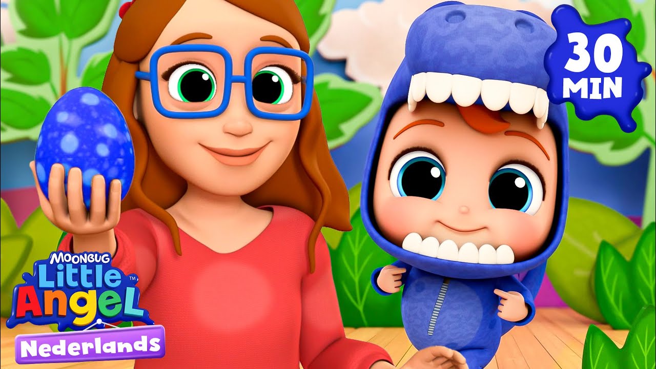 Wij zijn dinosaurussen! | Little Angel | Moonbug Kids Nederlands - Kindertekenfilms