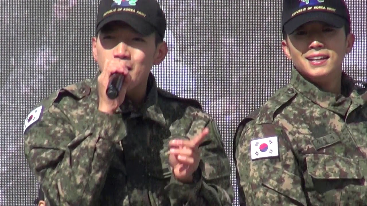 김민준 준케이JUN  K, 장우영 2PM, 육군 제2사단 군악대, 2018 시래기축제