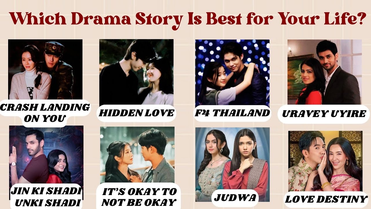 Which Drama Story Is Best for Your Life?  | Fun Personality Quiz  | @quizgalaxtopia