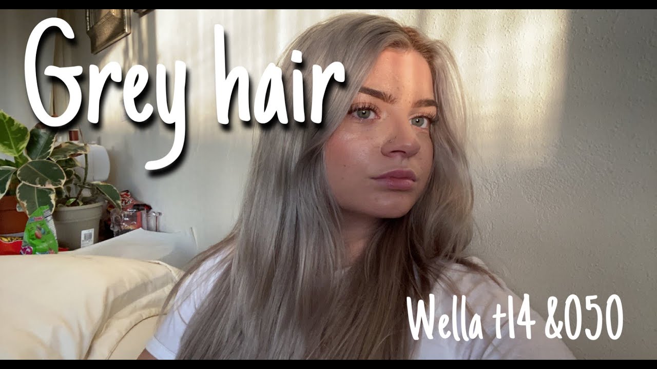 GREY HAIR USING WELLA T14 & 050