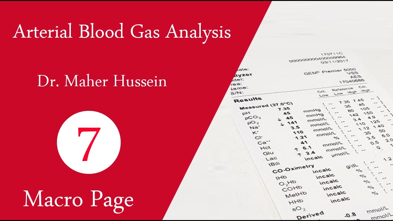 Arterial Blood Gas Analysis 