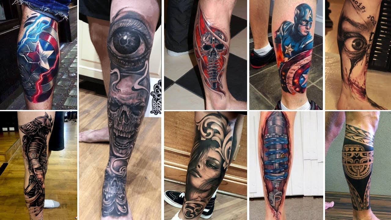 Most Attractive Leg Tattoos For Men 2022 | Leg Tattoo Designs For Guys 2022 | Just Tattoos