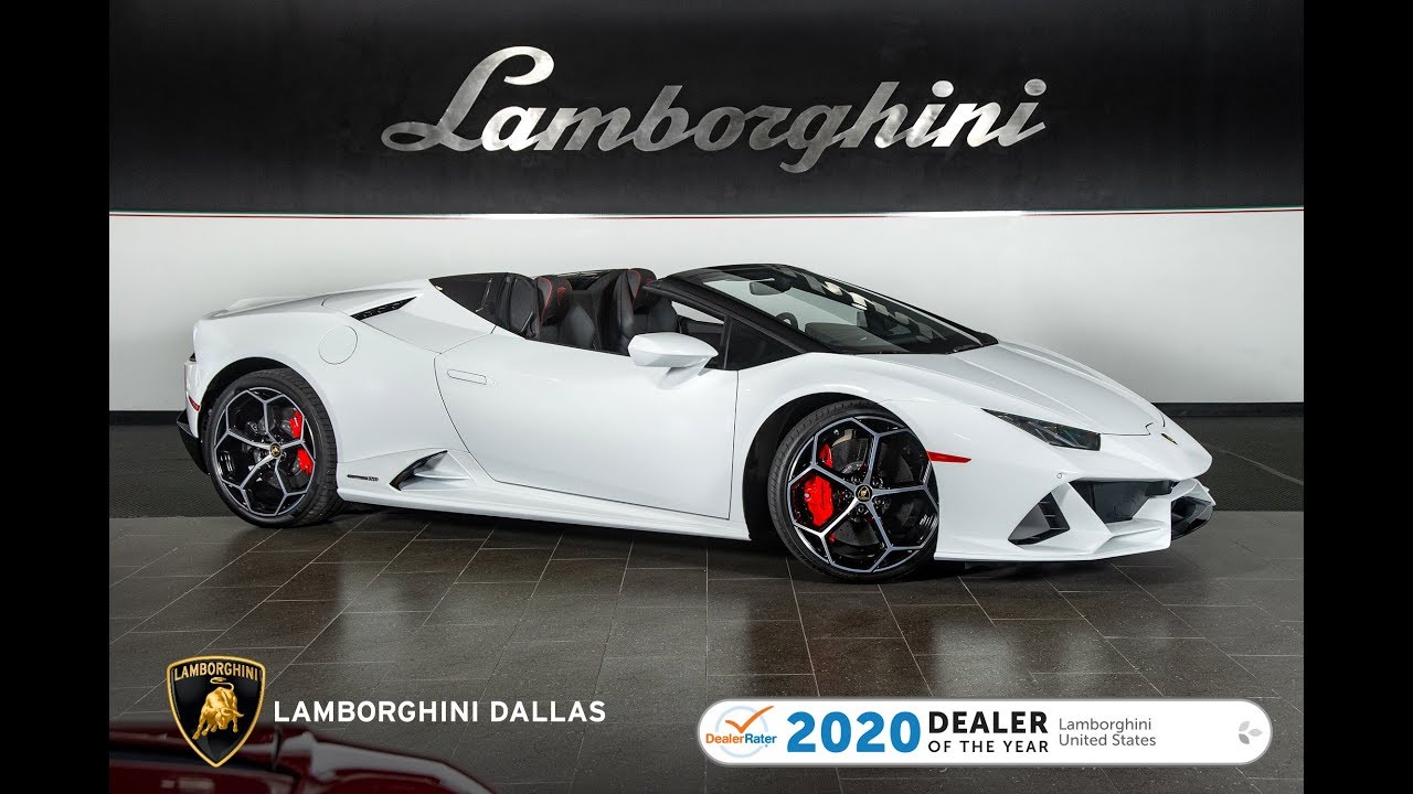 2020 Lamborghini Huracan EVO Spyder Bianco Monocerus L1246