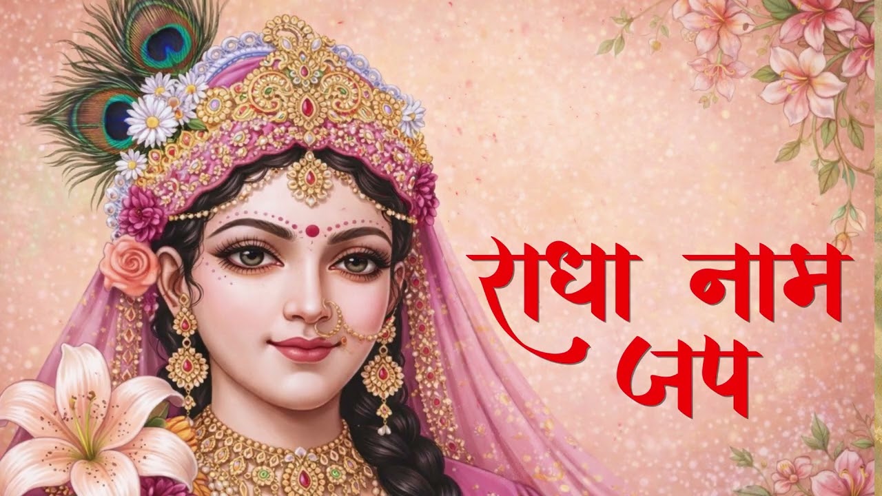 Radha Naam Jap | मन को शांति देने वाला भक्ति जाप | Radha Naam Dhara