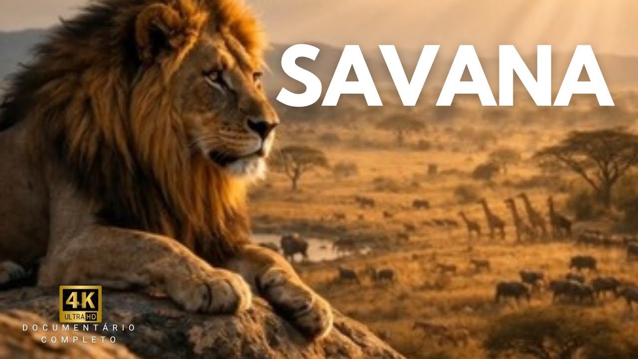 Savana Africana - Vida Selvagem/Documentário Completo 4K 