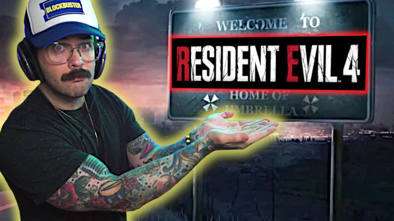 PLAYING RESIDENT EVIL 4 (I MADE THIS THUMBNAIL IN 30 SECONDS)
