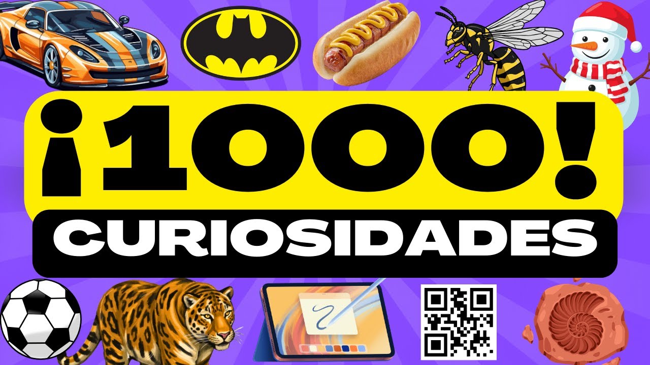 ¡1000 DATOS INCREÍBLES y COSAS QUE NO SABÍAS! ⏰😲