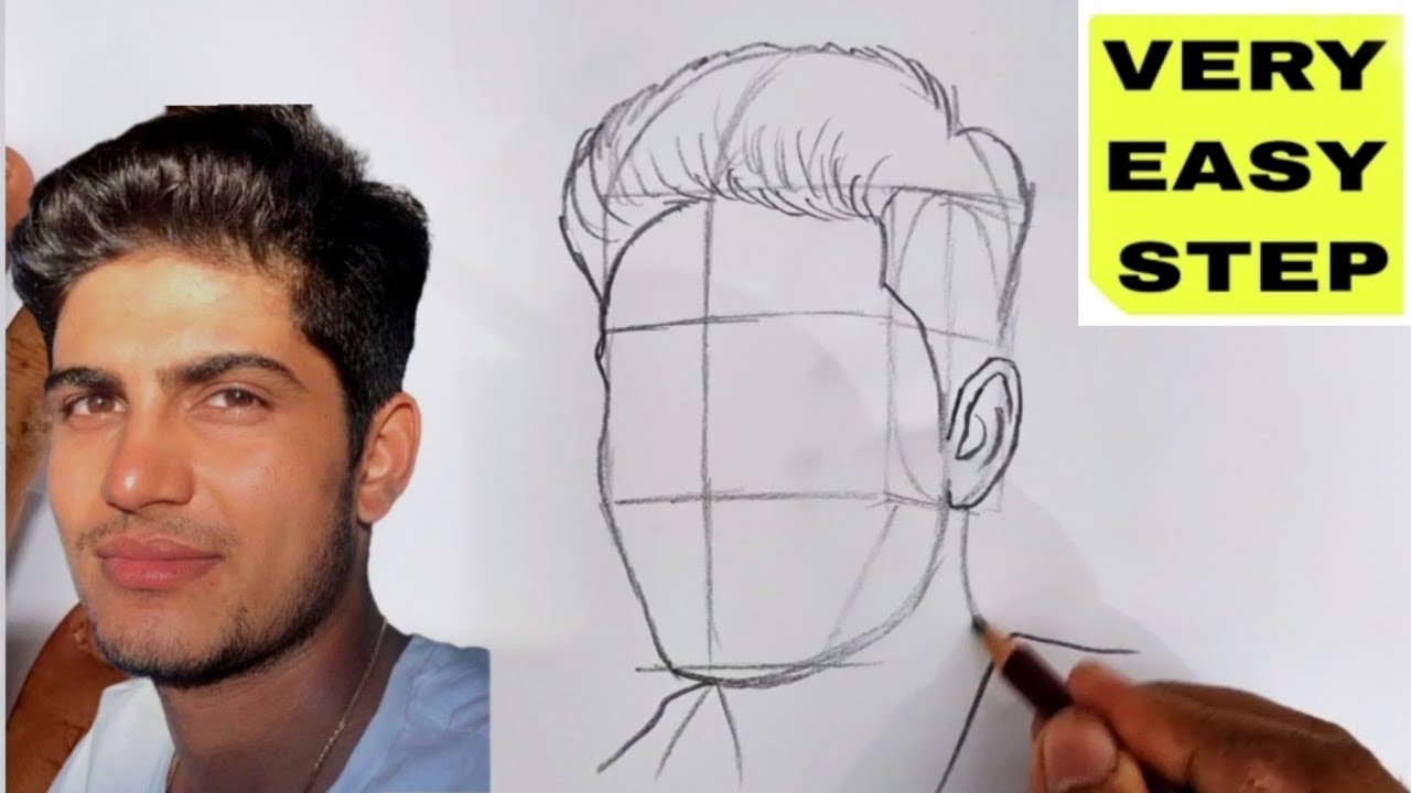 How to draw Shubman Gill Drawing || Easy Shubman Gill Drawing