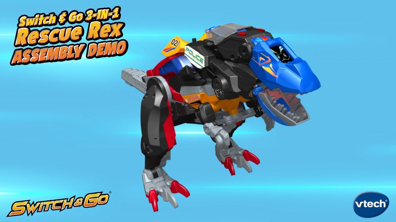 3-in-1 Rescue Rex | Switch & Go | Assembly Demo Video | VTech&reg;