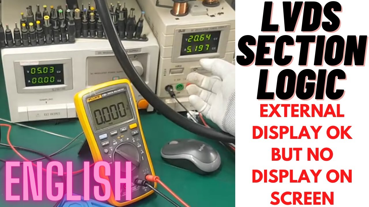 LVDS Section No Display on Screen English | La-d701p |Online Chiplevel Laptop Repair Course | Laptex