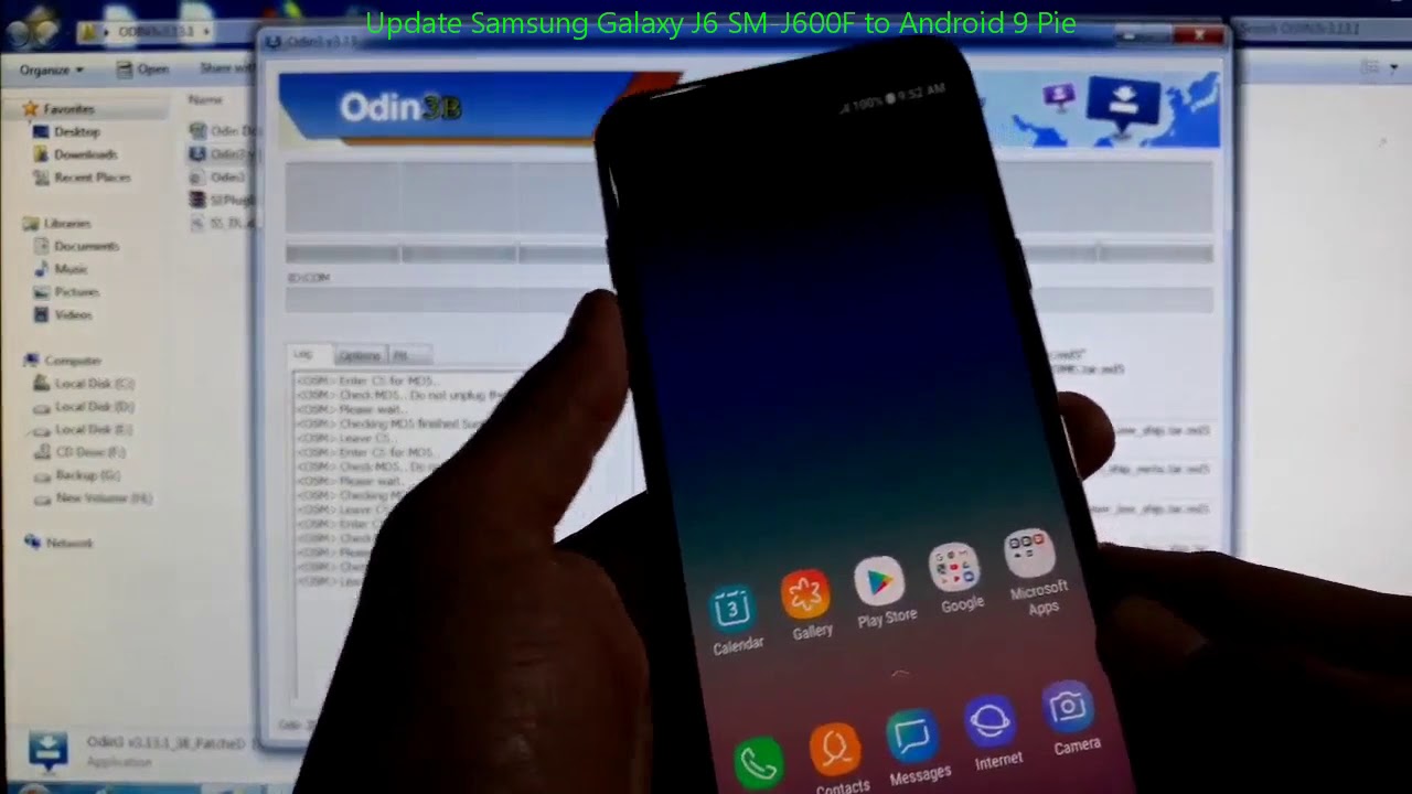 Update Samsung Galaxy J6 SM-J600F to Android 9 Pie