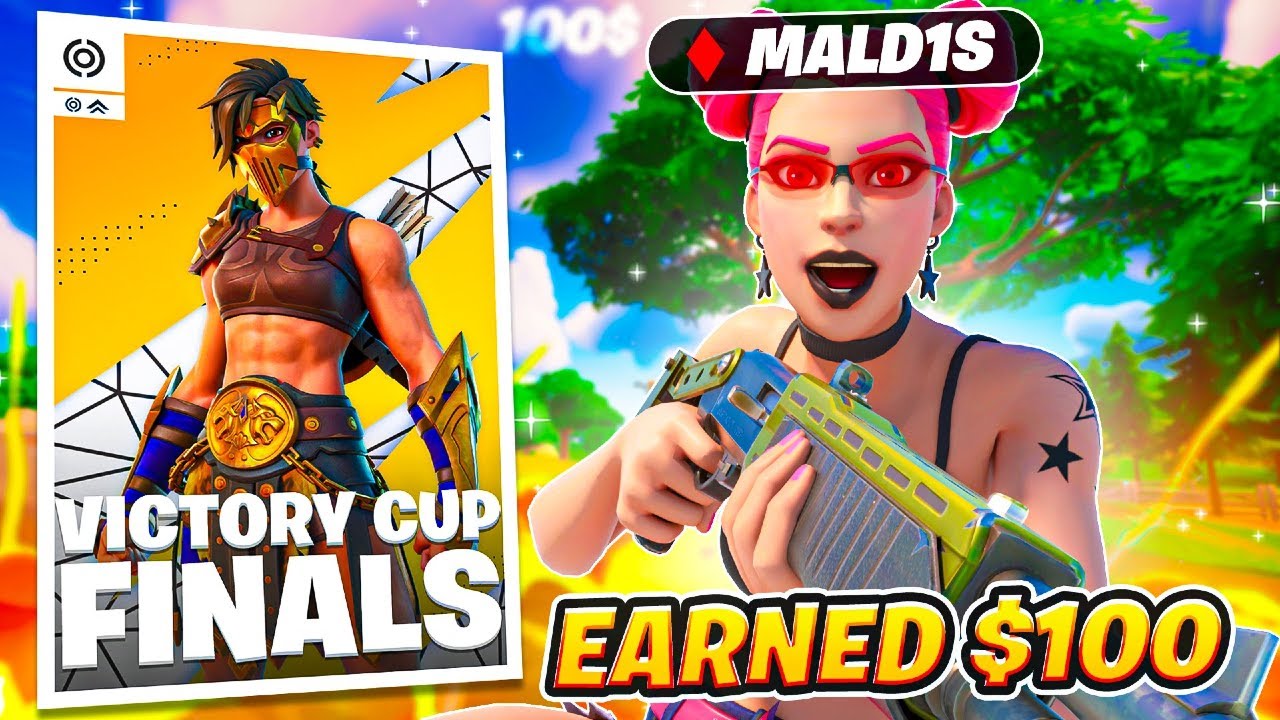 How I Earned 100$ In Solo Victory Cash Cup Finals🏆 | Mald1s