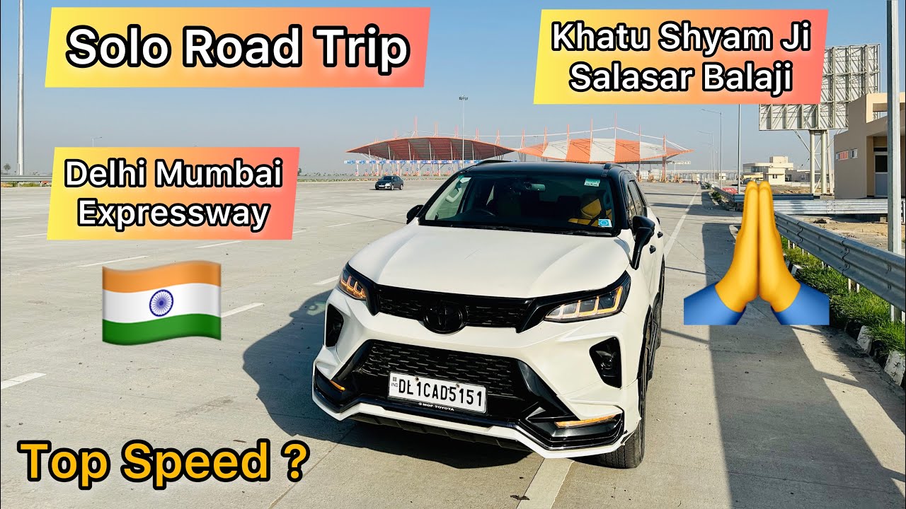 Solo Road Trip To Khatu Shyam Ji & Salasar Balaji 🙏🥰 [Exploring Delhi-Mumbai Expressway]🇮🇳